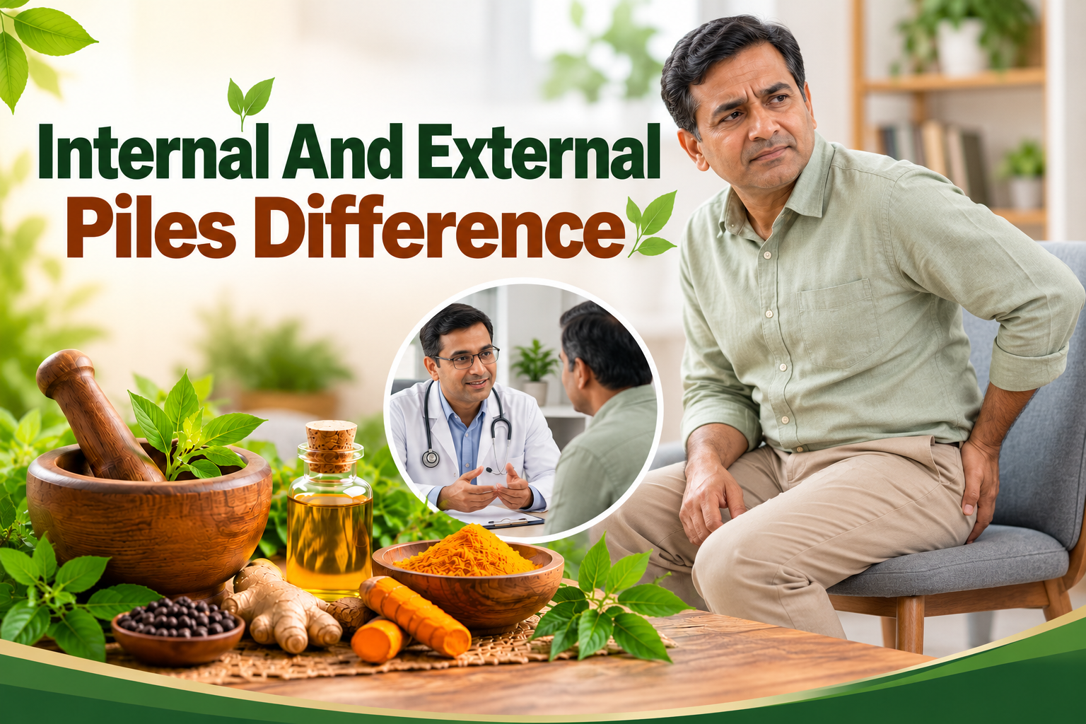 Internal And External Piles Difference